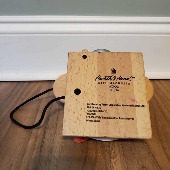 Hearth & Hand with Magnolia Wooden Toy Rotary Phone - Picture 4 of 4